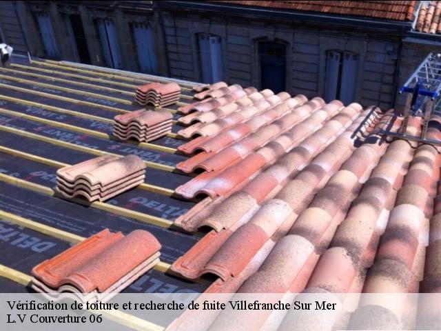 Vérification de toiture et recherche de fuite villefranche-sur-mer-06230 L.V Couverture 06