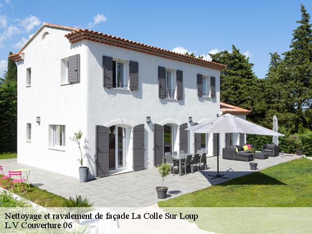 Nettoyage et ravalement de façade  la-colle-sur-loup-06480 L.V Couverture 06