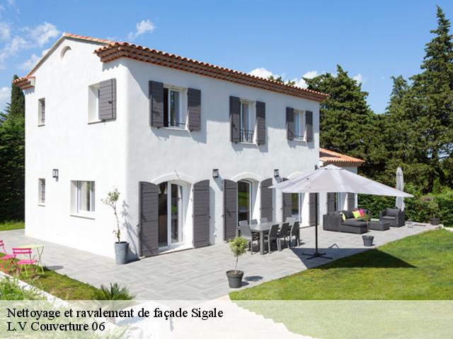 Nettoyage et ravalement de façade sigale-06910 L.V Couverture 06