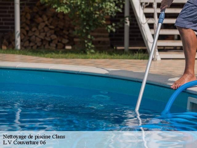 Nettoyage de piscine  clans-06420 L.V Couverture 06